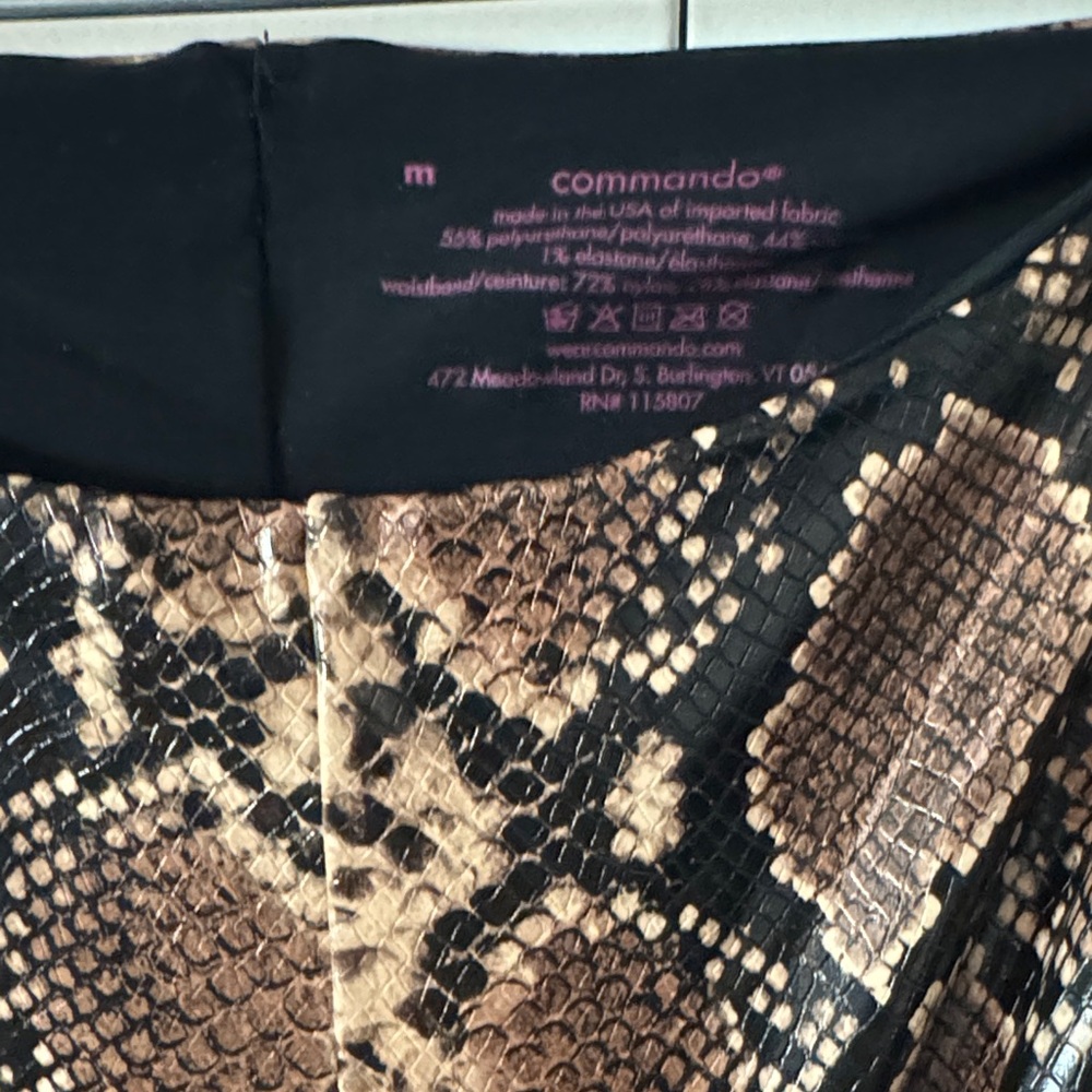 NW Commando Faux Python Leggings - image 2